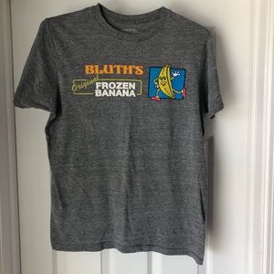 Arrested Development Bluth's Original Frozen Banana Men's Gray T-Shirt Medium